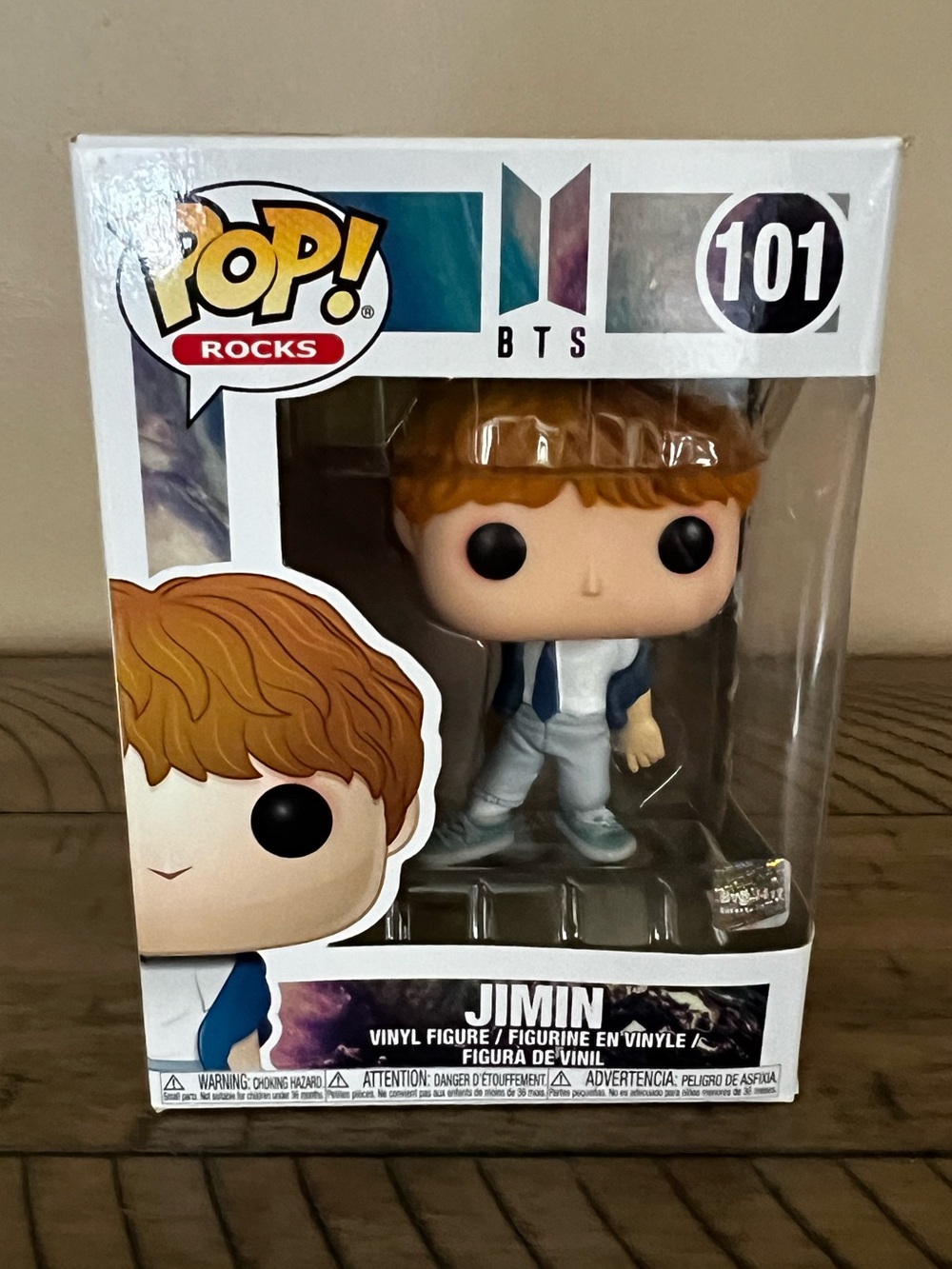 Funko POP! Rocks: BTS - Jimin #101 Vinyl Figure. Box Damage
